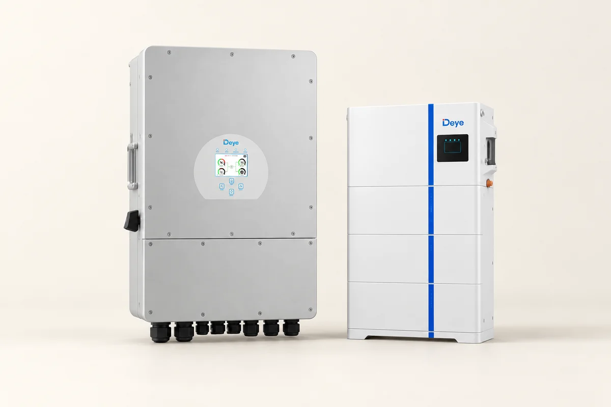 Backup Essentials equipment: one hybrid inverter and one home battery